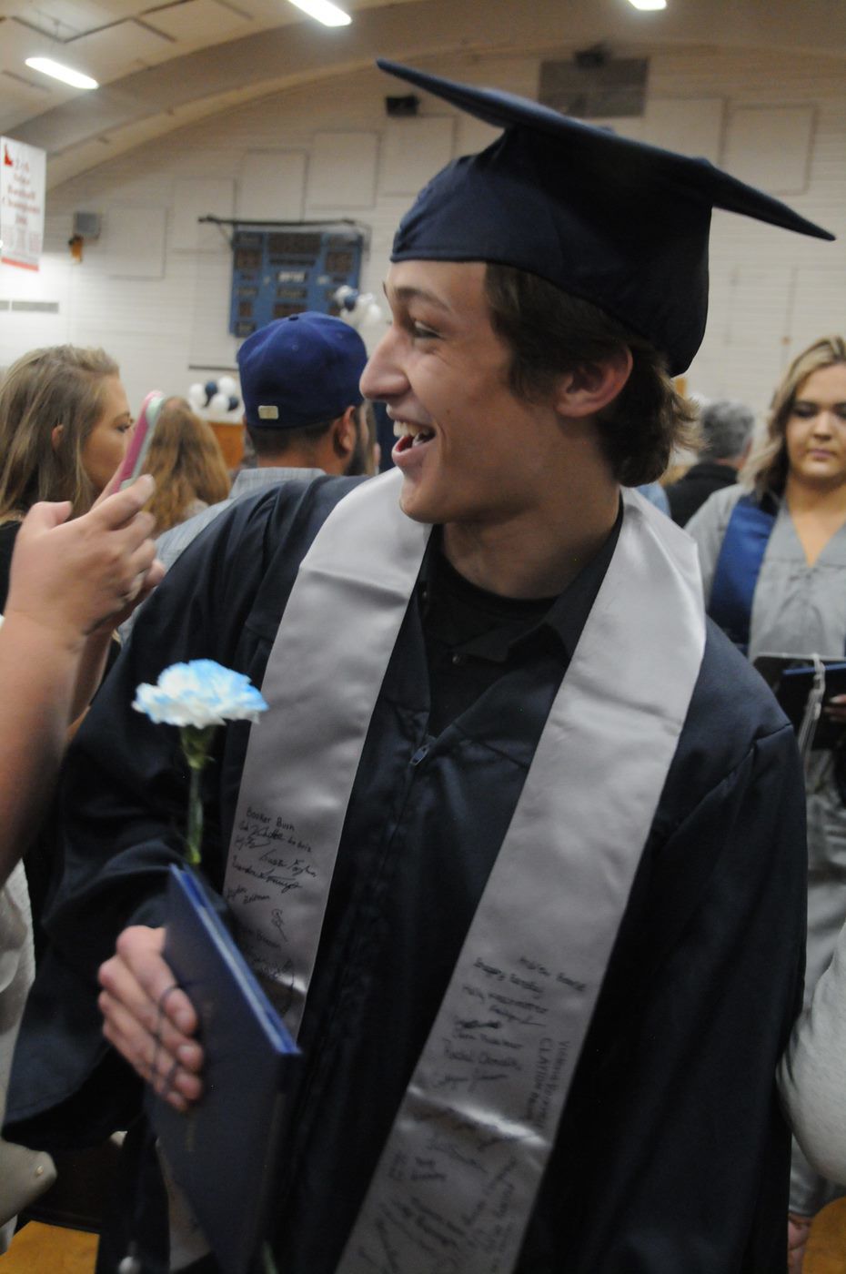Dalen Clark at GHS graduation